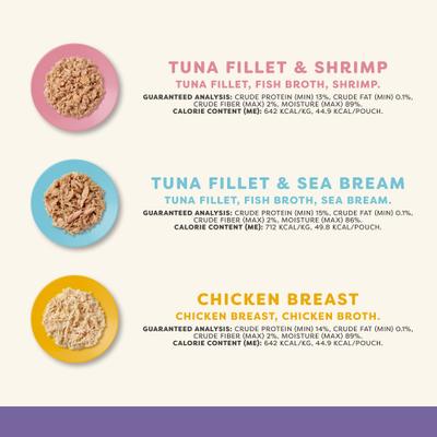 Show full view: Applaws Broth Variety Pack Wet Cat Food, 2.47-oz, case of 12 slide 3 of 9