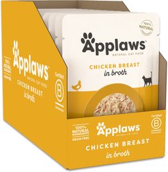 Applaws Chicken Bits in Broth Wet Cat Food, 2.47-oz, case of 12 slide 1 of 8
