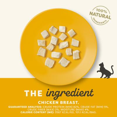 Show full view: Applaws Chicken Breast Grain-Free Freeze-Dried Cat Treats, 1-oz bag slide 3 of 10