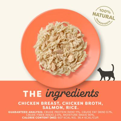 Show full view: Applaws Chicken Breast & Salmon Recipe in Broth Wet Cat Food, 2.12-oz cup, case of 10 slide 4 of 10