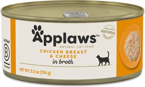 Show full view: Applaws Chicken Breast with Cheese Canned Cat Food, 5.5-oz, case of 24 slide 8 of 10