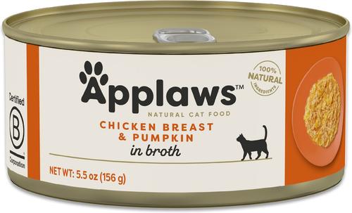 Show full view: Applaws Chicken Breast with Pumpkin Canned Cat Food, 2.47-oz, case of 24 slide 9 of 11