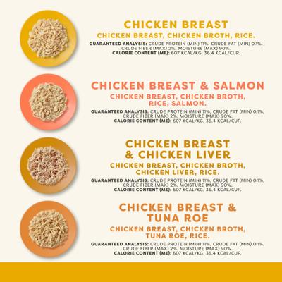 Show full view: Applaws Chicken Broth Selection Grain-Free Wet Cat Food, 2.12-oz can, case of 16 slide 3 of 9