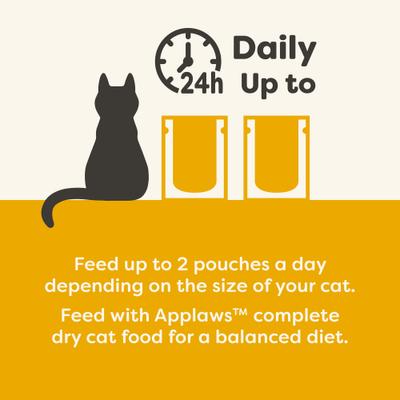 Show full view: Applaws Chicken in Broth Limited Ingredient Wet Cat Food, 5.3-oz pouch, case of 12 slide 6 of 10