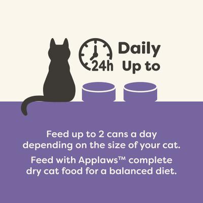 Show full view: Applaws Chicken Pack in Broth Limited Ingredient Canned Wet Cat Food, 2.47-oz can, case of 12 slide 5 of 10