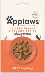 Applaws Chicken & Salmon Soft & Chewy Cat Treats, 2-oz pouch