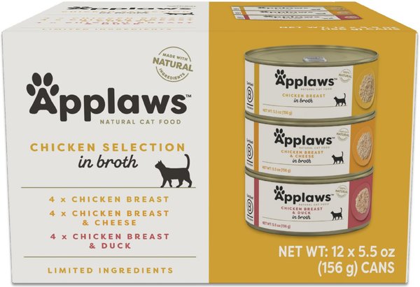 Applaws Chicken Selection in Broth Variety Pack Wet Cat Food