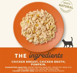 Applaws Chicken with Pumpkin Bits in Broth Wet Cat Food, 2.47-oz pouch, case of 12 slide 2 of 8