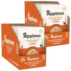 Applaws Chicken with Pumpkin Bits in Broth Wet Cat Food, 2.47-oz can, bundle of 24 