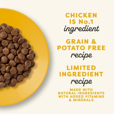 Show full view: Applaws Complete Chicken Recipe for Kittens Dry Cat Food, 4-lb bag, 1 count slide 4 of 10