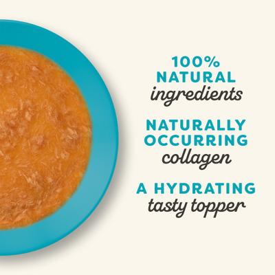 Show full view: Applaws Fish Bone Broth with Tuna Fillet in Broth Wet Cat Food, 3-oz pouch, case of 12 slide 4 of 9