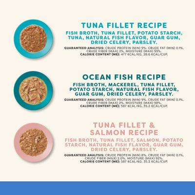 Show full view: Applaws Fish Gravy Selection Multipack Limited Ingredient Cat Food Pots, 2.12-oz pot, case of 8 slide 3 of 10