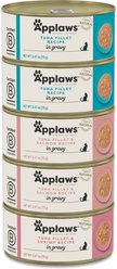 Applaws Fish Selection in Gravy Adult Tuna Wet Cat Food, 2.47-oz can, 5 count