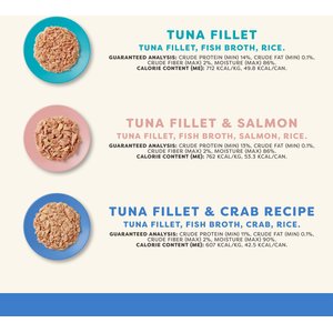 Applaws Fish Variety Pack in Broth Limited Ingredient Canned Wet Cat Food, 2.47-oz can, case of 12
