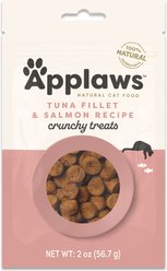 Applaws Grain-Free Limited Ingredient Tuna & Salmon Flavor Crunchy Cat Treats, 2-oz bag