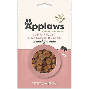 Applaws Grain-Free Limited Ingredient Tuna & Salmon Flavor Crunchy Cat Treats, 2-oz bag