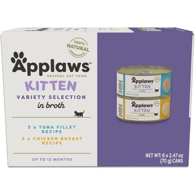 Applaws Applaws Kitten Variety Pack Wet Cat Food, 2.47-oz, case of 6