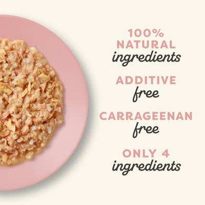 Show full view: Applaws Limited Ingredient Tuna Fillet with Salmon Recipe in Broth for Kittens Wet Cat Food, 2.47-oz can, case of 24 slide 4 of 10