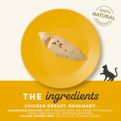 Show full view: Applaws Loin Chicken Filet with Rosemary Grain-Free Cat Treats, 1.06-oz loin, case of 12 slide 3 of 10