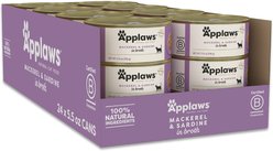 Applaws Mackerel & Sardine in Broth Wet Cat Food, 5.5-oz can, case of 24 slide 1 of 7