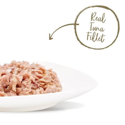 Show full view: Applaws Natural Tuna Fillet with Sea Bream in Broth Wet Cat Food, 2.47-oz pouch, case of 12 slide 3 of 10