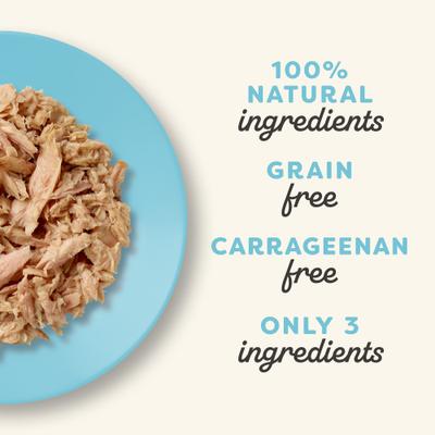 Show full view: Applaws Natural Tuna Fillet with Sea Bream in Broth Wet Cat Food, 2.47-oz pouch, case of 12 slide 5 of 10