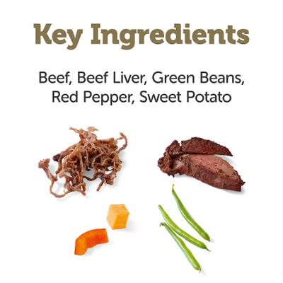 Show full view: Applaws Taste Toppers Beef, Green Beans, Pepper & Sweet Potato in Broth Wet Dog Food Topper, 3-oz pouch, case of 12 slide 4 of 8