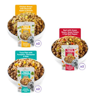 Show full view: Applaws Taste Toppers Broth Selection Natural Wet Dog Food, 3-oz pouch, case of 6 slide 3 of 7
