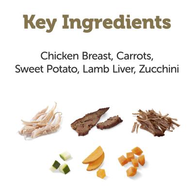 Show full view: Applaws Taste Toppers Chicken Breast with Lamb, Carrot, Zucchini & Sweet Potato Recipe Stew Natural Wet Dog Food, 5.5-oz pouch, case of 12 slide 4 of 8