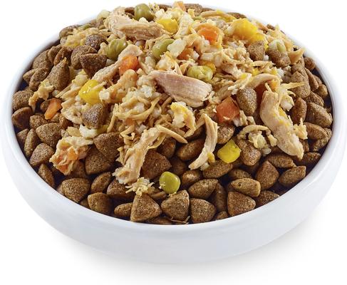 Show full view: Applaws Taste Toppers Chicken Breast with Pumpkin, Peas & Carrots in Broth Natural Wet Dog Food, 5.5-oz pouch, case of 12 slide 3 of 8