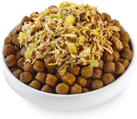 Show full view: Applaws Taste Toppers Chicken, Broccoli, Apple & Quinoa in Broth Wet Dog Food Topper, 3-oz pouch, case of 12 slide 3 of 8