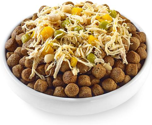 Show full view: Applaws Taste Toppers Chicken, Peas, Pumpkin & White Beans in Gravy Wet Dog Food Topper, 3-oz pouch, bundle of 24 slide 3 of 9