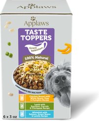 Applaws Taste Toppers Gravy Selection Natural Wet Dog Food, 3.0-oz bag, case of 6