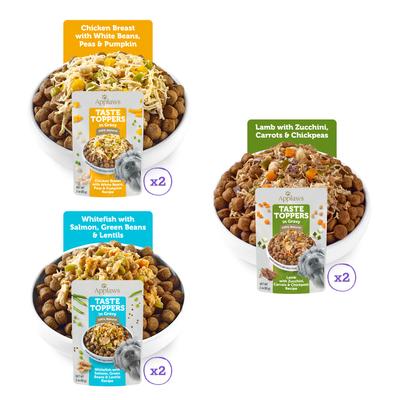 Show full view: Applaws Taste Toppers Gravy Selection Natural Wet Dog Food, 3.0-oz bag, case of 6 slide 3 of 7