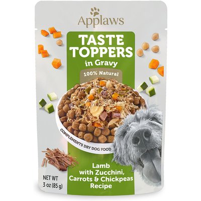 Applaws Applaws Taste Toppers Lamb, Carrot, Courgette & Chickpeas in Gravy Wet Dog Food Topper, 3-oz pouch, bundle of 24
