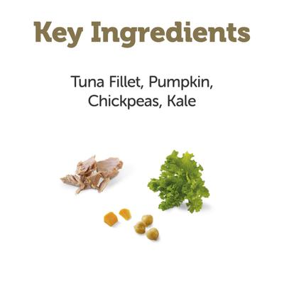 Show full view: Applaws Taste Toppers Tuna Fillet with Pumpkin, Chickpeas & Kale Recipe in Broth Natural Wet Dog Food, 3-oz pouch, case of 12 slide 4 of 8