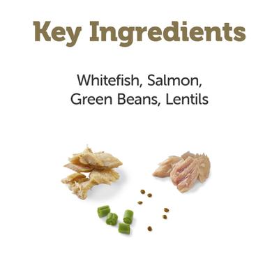 Show full view: Applaws Taste Toppers Whitefish with Salmon, Green Beans & Lentils Recipe in Gravy Natural Wet Dog Food, 3-oz pouch, case of 12 slide 4 of 8