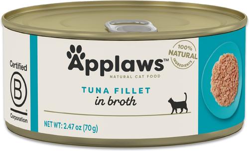 Show full view: Applaws Tuna Fillet Canned Cat Food, 2.47-oz can, case of 6 slide 8 of 10