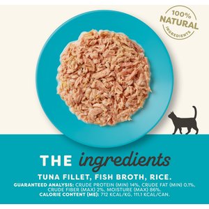 Applaws Tuna Fillet Canned Cat Food, 5.5-oz can, case of 6