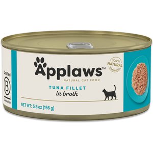 Applaws Tuna Fillet Canned Cat Food, 5.5-oz can, case of 6