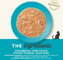 Applaws Tuna Fillet in Gravy Limited Ingredient Canned Wet Cat Food, 2.47-oz can, case of 24 slide 2 of 8