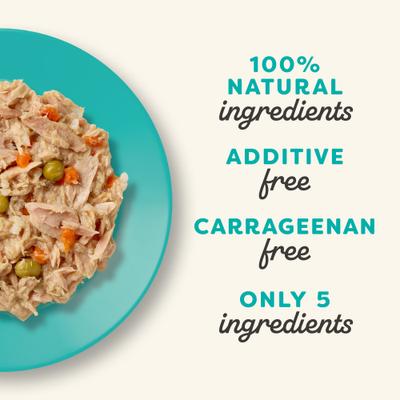 Show full view: Applaws Tuna Fillet, Peas & Carrots Recipe in Broth Wet Cat Food, 2.12-oz cup, case of 10 slide 5 of 10