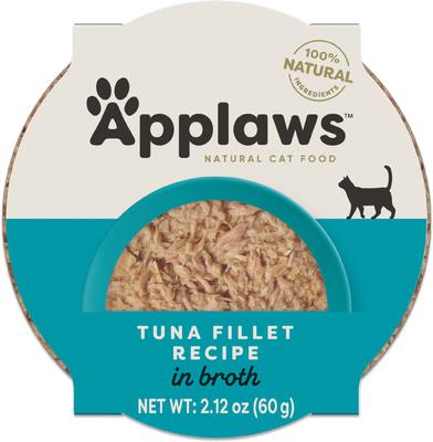 Show full view: Applaws Tuna Fillet Recipe in Broth Wet Cat Food, 2.12-oz cup, case of 10 slide 9 of 10