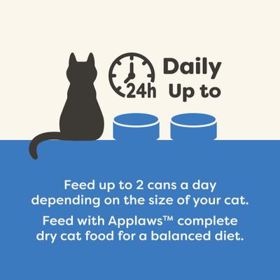Show full view: Applaws Tuna Fillet with Crab in Broth Wet Cat Food, 2.47-oz can, bundle of 48  slide 8 of 12