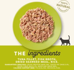 Applaws Tuna Fillet with Seaweed Canned Cat Food, 2.47-oz, case of 24 slide 2 of 7