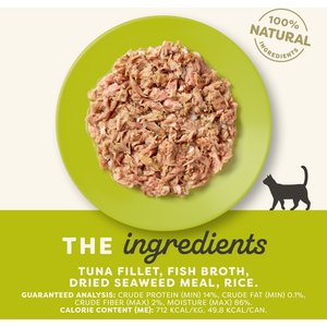 Applaws Tuna Fillet with Seaweed Canned Cat Food, 2.47-oz, case of 24