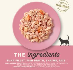 Applaws Tuna Fillet with Shrimp Canned Cat Food, 5.5-oz can, case of 6 slide 2 of 7