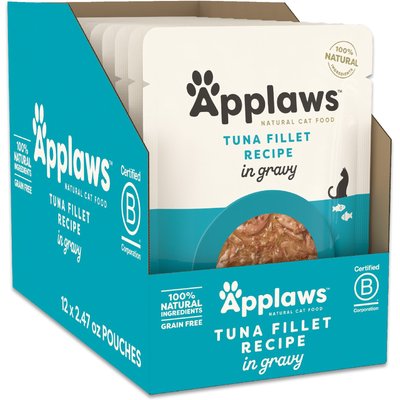 Applaws Applaws Tuna Flakes in Gravy Wet Cat Food, 2.47-oz, case of 12