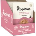 Applaws Tuna Flakes with Shrimp in Gravy Wet Cat Food, 2.47-oz, case of 12