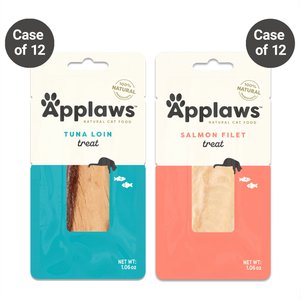 Applaws Whole Tuna Loin Natural Grain-Free Cat Treats, 1.06-oz pouch